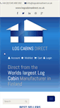 Mobile Screenshot of logcabinsdirect.co.uk